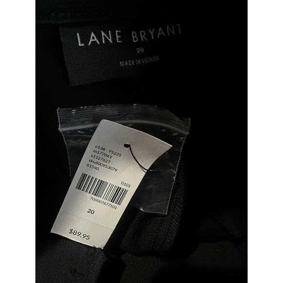 NWT Lane Bryant Perfect Drape High-Rise Wide Leg Pants Black Plus Size 20 Office - Picture 6 of 14